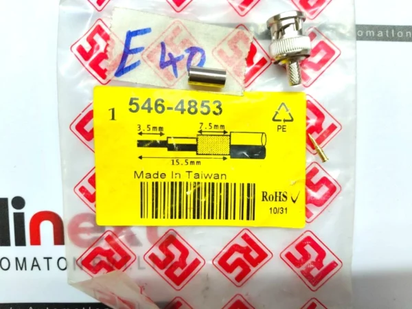 Coaxial BNC Male Crimp Connector 546-4853