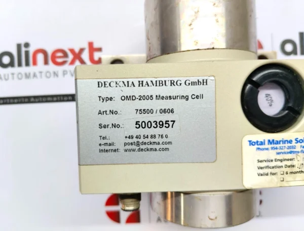 Deckma Hamburg GmbH Type OMD-2005 Measuring Cell