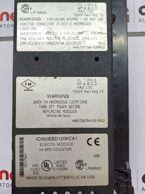 GE Fanuc IC660BBD120 Genius Sink I/O Module IC660TBD120KCA1 + IC660EBD120KCA1