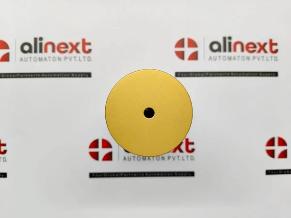 Gold Anodized Hollow Shaft Rotary Encoder with Internal Wiring