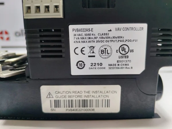 Honeywell PVB4022AS-E Spyder BACnet Programmable VAV Controller