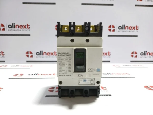 Hyundai Electric HGM30S Molded Case Circuit Breaker 3P 32A 50/60H 460V