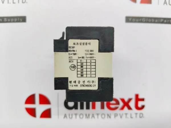 Hyundai HAB22 Auxiliary Contact Block 660V 16A