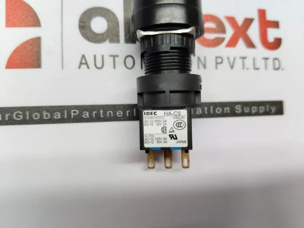 IDEC HA-C5 Black Push Button Operator AC-12 250V 2A
