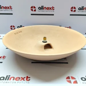 Industrial Beige Porcelain Lamp Shade A145 015 w/ Brass Fitting
