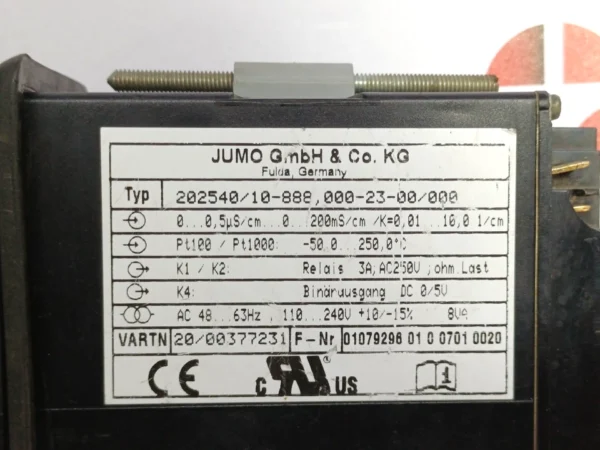 Jumo dTRANS Lf 01 transmitter regulator processor " Slightly cracked "