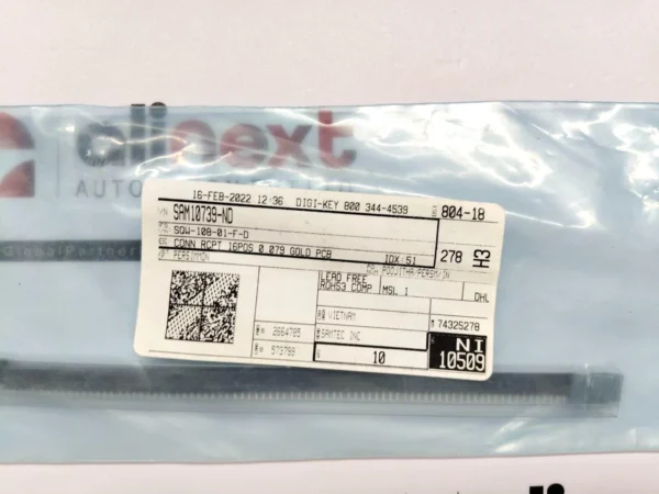 Lot of 10x Samtec SQW-108-01-F-D socket strip connector SAM10739-ND