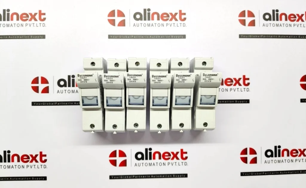 Lot of 6x Bussmann CH141B Series Modular Fuse Holder 50A 690V 14x51 mm