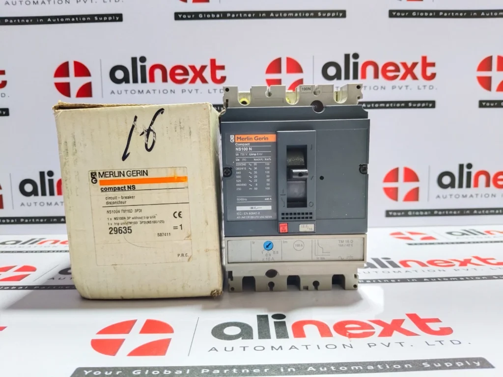 Merlin Gerin NS100 N 3Pole 16A Circuit Breaker NS100-160-250 N/H/NA