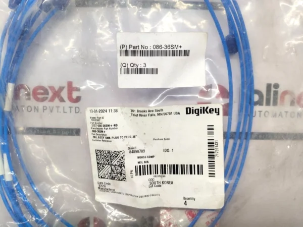 Mini-Circuits 086-36SM+ SMA Plug to Plug Coaxial Cable Assembly