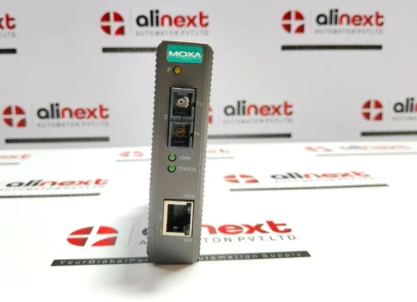 Moxa IMC-21-S-SC Industrial Ethernet-to-Fiber Media Converter 12-48 VDC