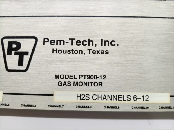 Pem-Tech PT900-12 12-Channel Gas Monitor “Frame only”