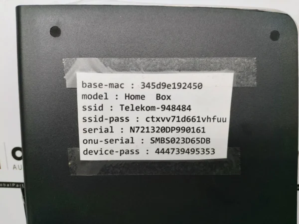 Sagemcom Magenta Home Box -CS gateway modem for Deutsche Telekom 2533990295
