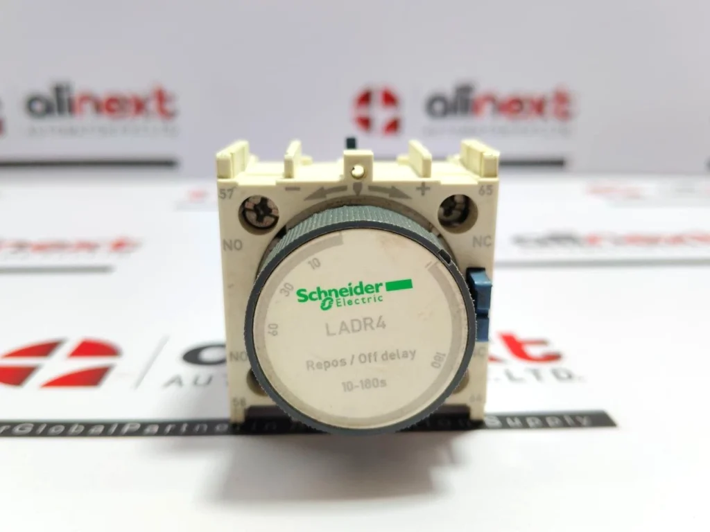 Schneider Electric TeSys D pneumatic time delay auxiliary contact block LADR4