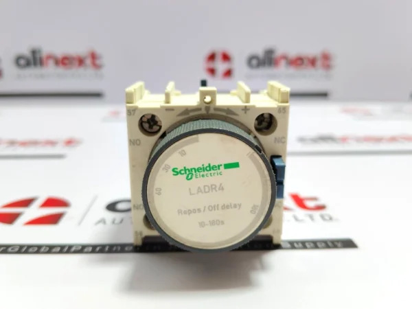 Schneider Electric TeSys D pneumatic time delay auxiliary contact block LADR4
