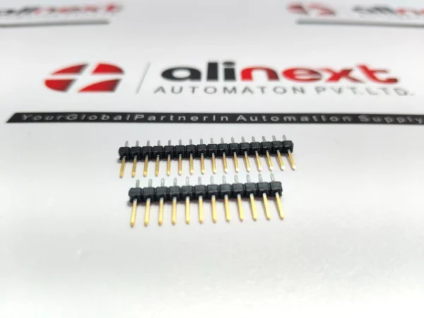 Straight Header - Male, Gold Plating