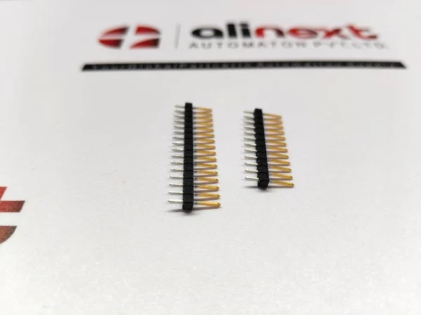 Straight Header - Male, Gold Plating