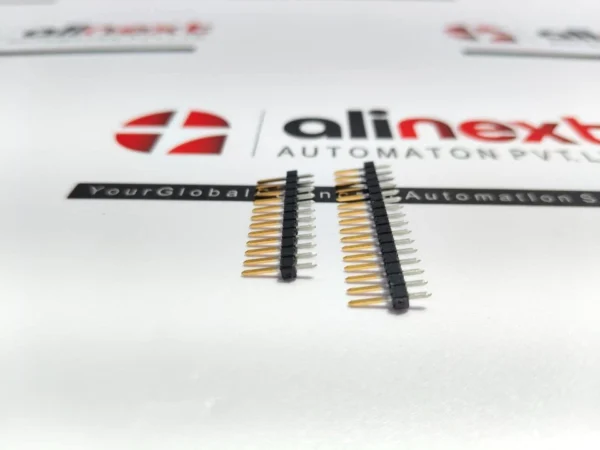 Straight Header - Male, Gold Plating