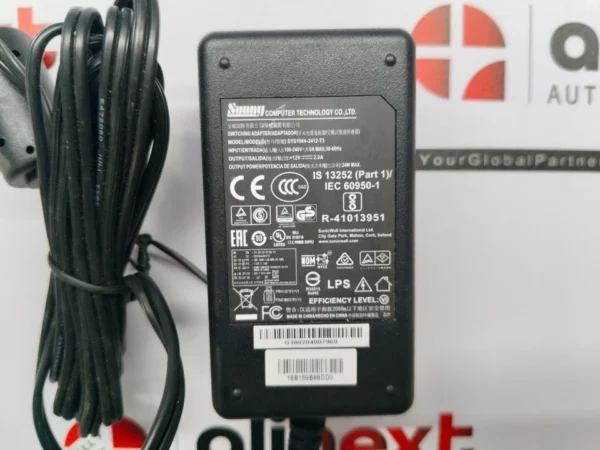 Sunny SYS1544-2412-T3 Power Adapter 100-240V 1.0A 50-60Hz 12V 2.0A 24W