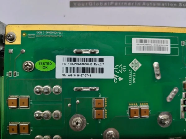 Tejas Networks HCPPFU02 PCB 170-PCA000084-E Rev.2.7 170-PCC000043-E rev 3
