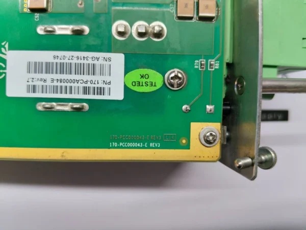 Tejas Networks HCPPFU02 PCB 170-PCA000084-E Rev.2.7 170-PCC000043-E rev 3