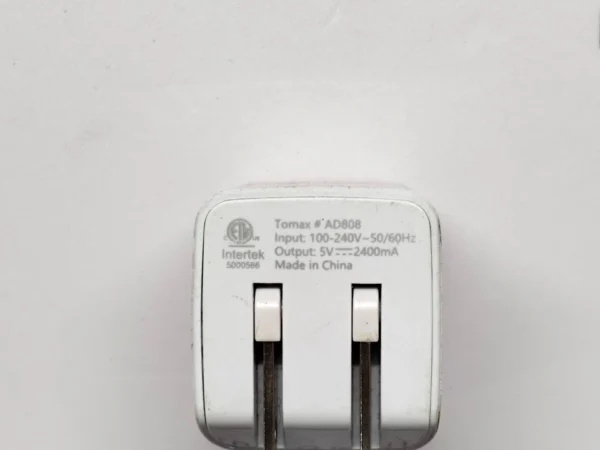 Tomax AD808 Dual USB Wall Charger Adapter