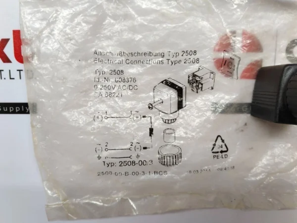 Type 2508, 2508-00/3, 0088376 Emergency Stop 0-250V AC/DC