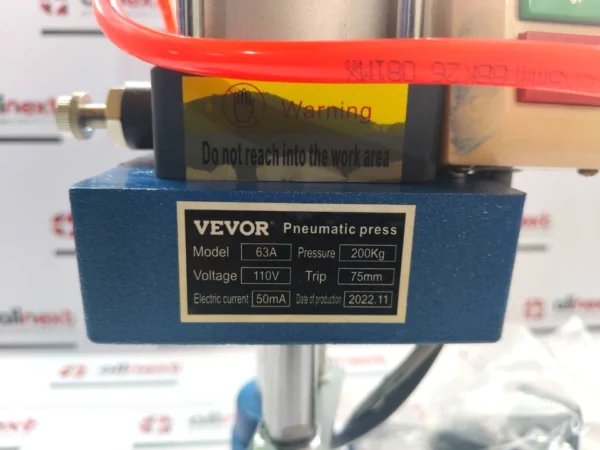 Vevor SCJ63*75-50 Pneumatic Punch Press Machine 63A, 200KG, 110V
