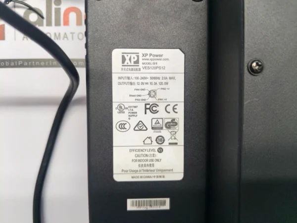 XP Power VES120PS12 with Illustra IA-BWC-DS-X1 Desktop Power Adapter 100-240V image 01