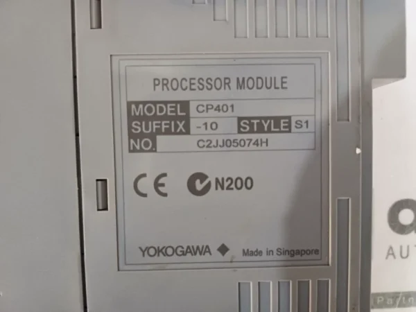 Yokogawa CP401 Processor Module CP401-10 S1