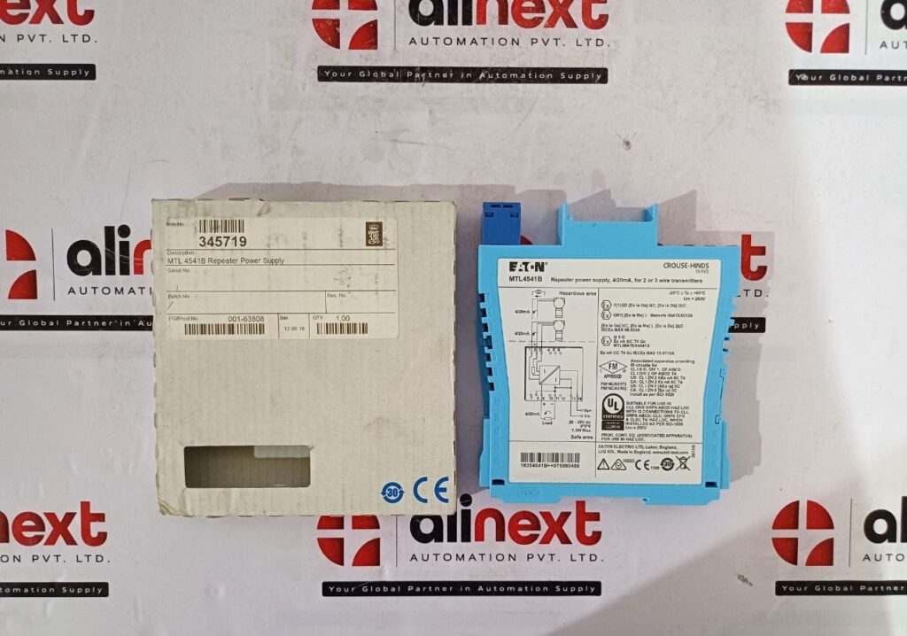 Eaton MTL4541B Repeater Power Supply Module (Crouse-Hinds Series)