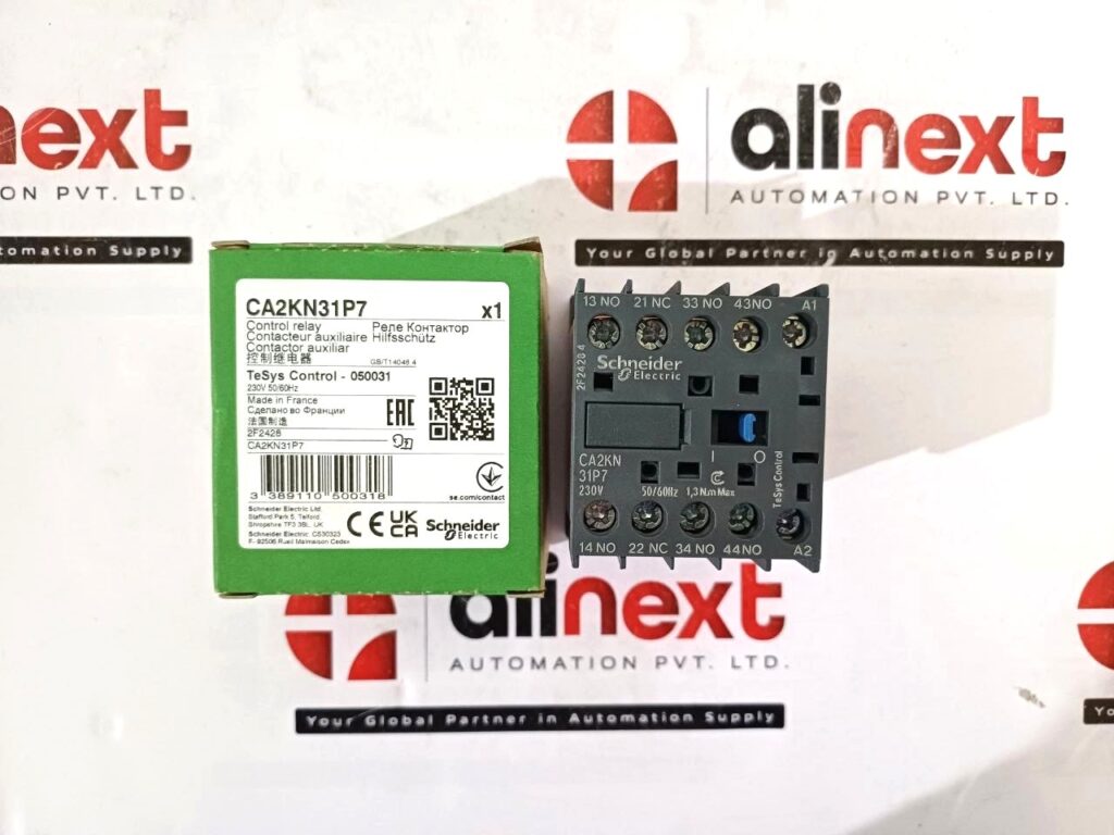 Schneider Electric TeSys Control Relay CA2KN31P7 (3NO + 1NC, 230V AC Coil)