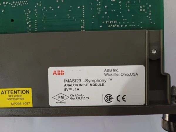 ABB IMASI23 Symphony Analog Input Module 5V 1A 6643932N1