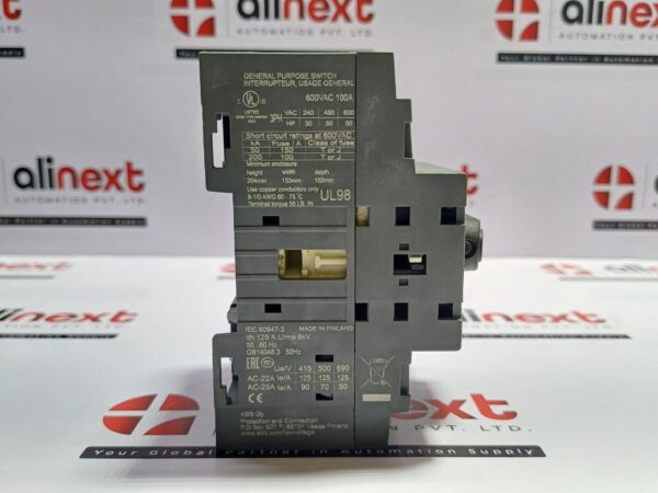 ABB OT125F3 3-pole 125A Switch-Disconnector