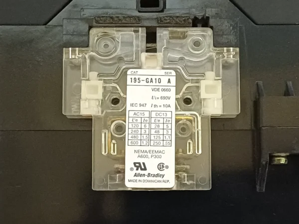 Allen Bradley 100-B180N*3 Series B Contactor 180 Amps