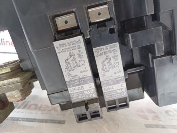 Allen-Bradley 500F-FOD930 L, 3-Pole, NEMA Size 5 motor starter contactor