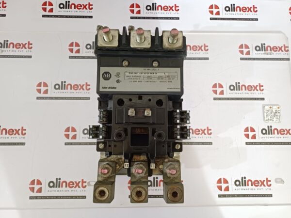 Allen-Bradley 500F-FOD930 L, 3-Pole, NEMA Size 5 motor starter contactor