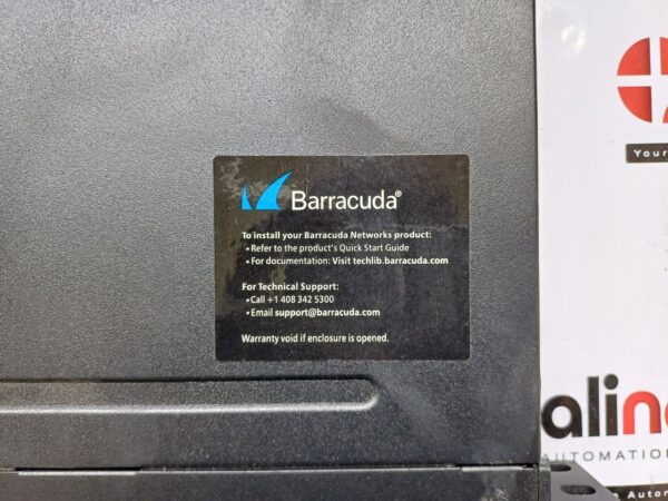 Barracuda BSF400a BNHW001 Email Security Gateway 400 100-240V 50-60Hz 3-1. 5A