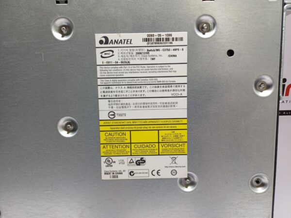 Cisco Catalyst 3750 Series PoE-48 /WS -C3750-48PS -S Ethernet Switch