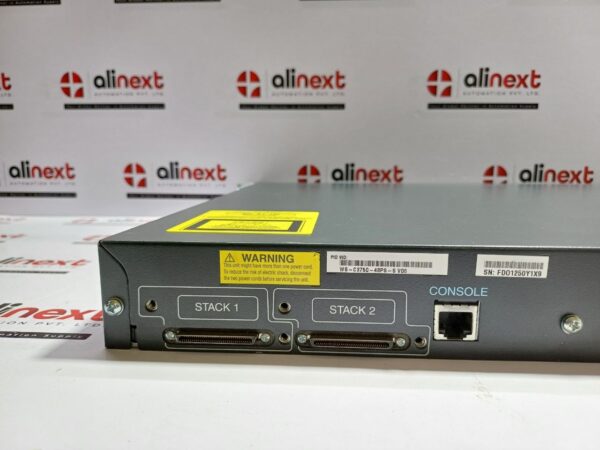 Cisco Catalyst 3750 Series PoE-48 /WS -C3750-48PS -S Ethernet Switch