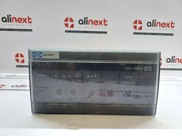 DEIF Uni-Line FAS-113DG Synchronizer Relay Module 110V AC/DC 60Hz