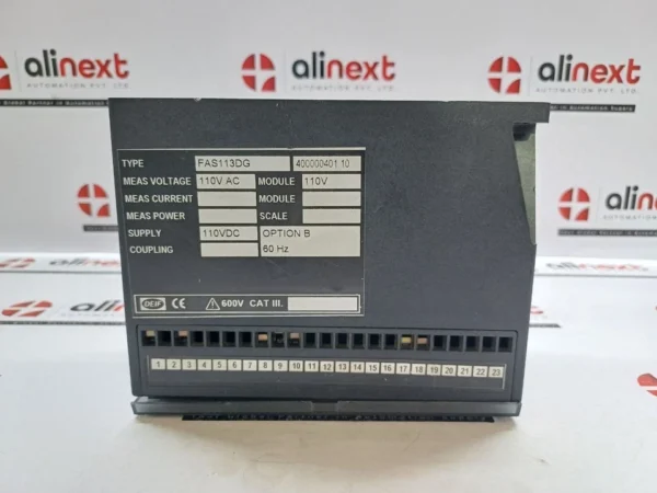 DEIF Uni-Line FAS-113DG Synchronizer Relay Module 110V AC/DC 60Hz