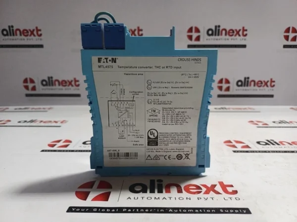 Eaton MTL4575 Temperature Converter Signal Isolator RTD/THC Input DIN Rail