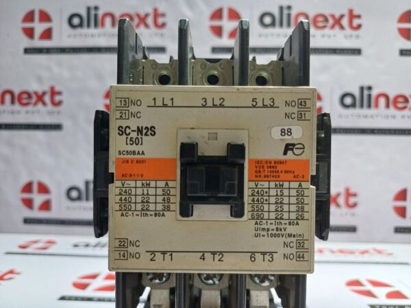 Fuji Electric SC-N2S, 3-pole electromagnetic contactor 440V w TR-N3 Relay