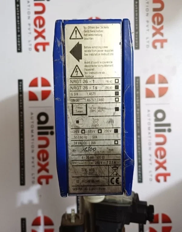 GESTRA NRGT 26-1S Level Electrode Controller Boiler Probe 4-20mA PN40 IP65