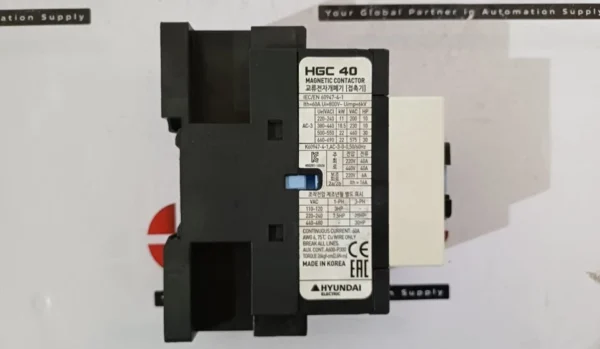 Hyundai HGC 40 Magnetic Contactor (40A)