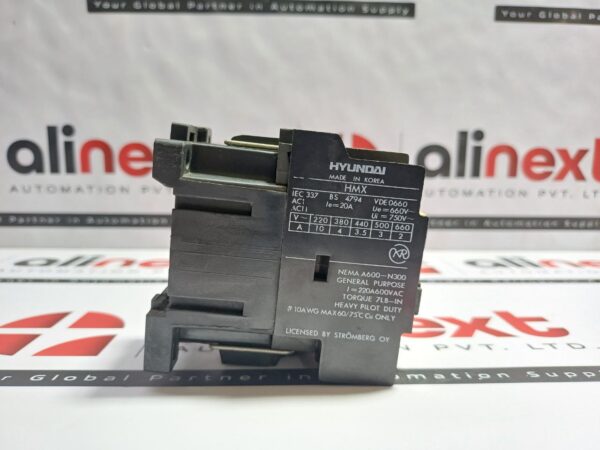 Hyundai HMX 31 Control Relay 20A 660 V 100V 50Hz 100-110v 60Hz