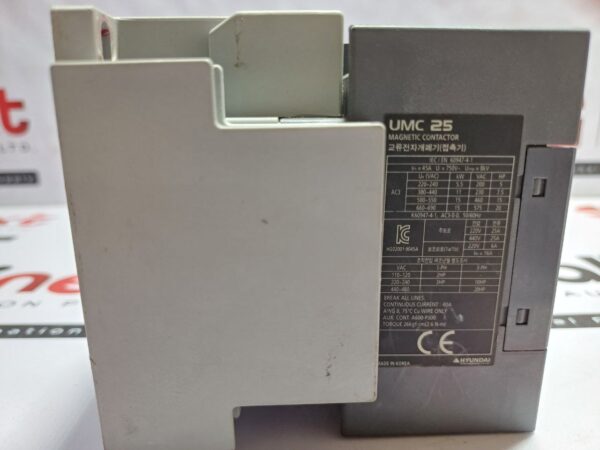 Hyundai UMC 25 Magnetic Contactor 200V 50Hz 200-220V 60Hz