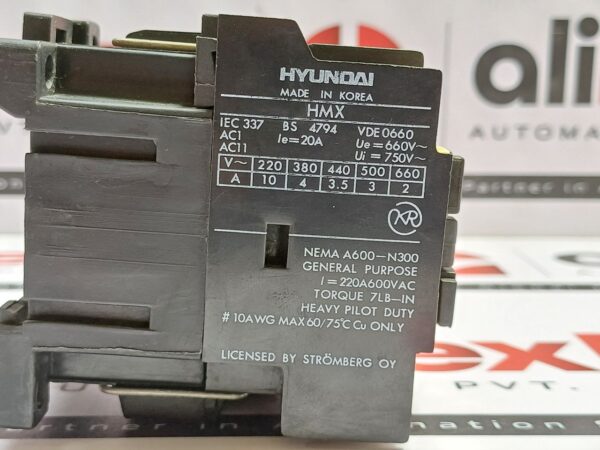 Hyundai hmx22 relay 110v 50Hz 100-110V 60Hz Coil