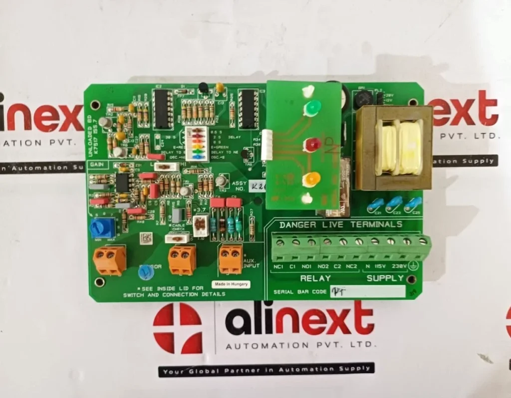 K7571657 Unloaded BD Relay Board - 230V Supply Live Terminals
